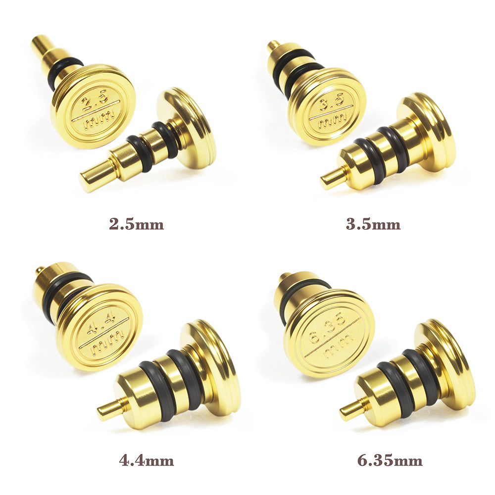Audio Jack Dust Plug/Port Cover with Dual Silicone O-Ring Seal – Compatible with MP3/MP4 Players, DAC Amplifiers, Power Amplifiers, and Adapters