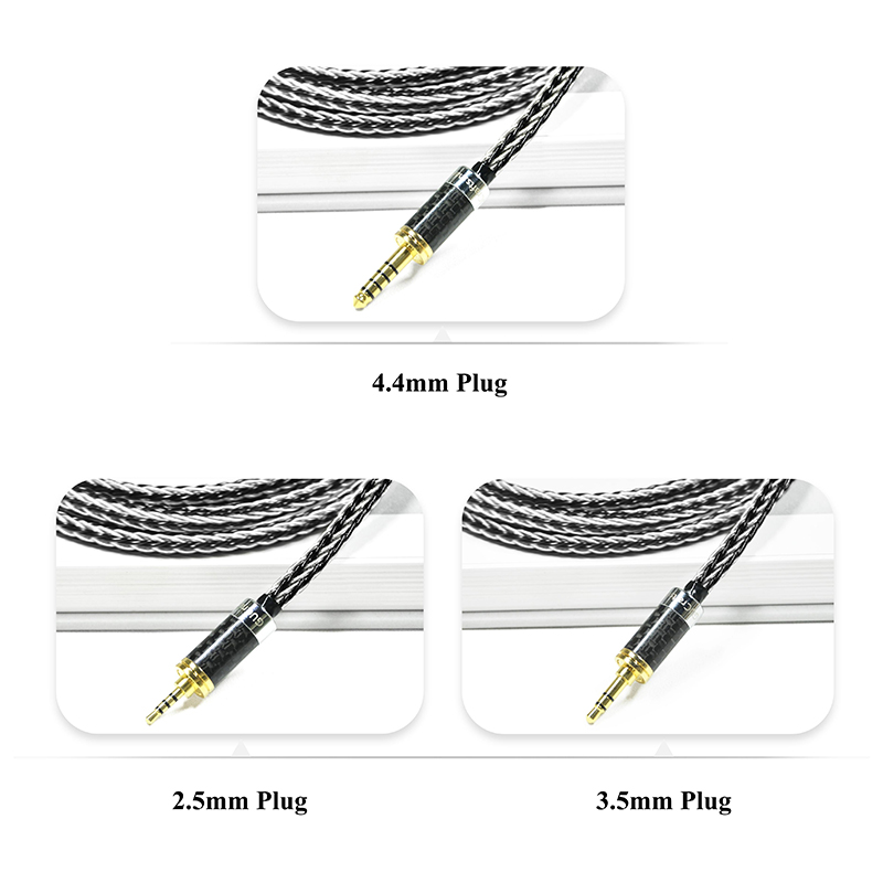 0.78mm 2针7N单晶银&铜混合编织 IEM 升级电缆 64 仅音频, U4s, 沃鲁尔, U12t, u18t, 视耳VE2, VE3.2, VE4.2, VE5, VE6, 板&核心STELLA, 露娜, 11, 诺瓦斯, 奥拉, 奥德赛, 戴安娜, 帝国耳乌鸦, 女武神MKII, 海卫一, 奥丁2 MKII, 勇敢者 MKII, 传奇X, 传奇EVO - 图片 6