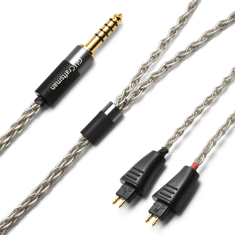 6N Single-Crystal Silver Kopfhörer-Upgrade-Kabel für Fostex TH1100RP, TH1000RP, TH909, TH900mk2, TH808, TH616, TH610 - Bild 2