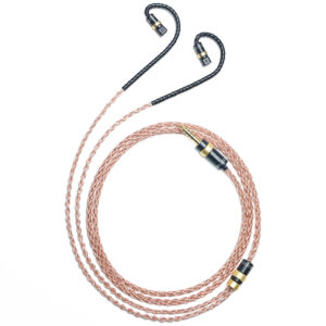 6N Single-Crystal Copper and Graphene Hybrid-Braided IEM Upgrade Cable for QDC Anole V14, Anole VX, Anole V6, Gemini, Tiger, Folk, Debut, V3 II, 8Pro, 4Pro, Dmagic 3D, Fusion, Live, HiFi, MASTER