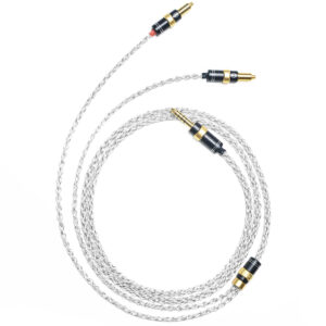 6N Single-Crystal Silver and Graphene Hybrid-Braided Headphone Upgrade Cable for Shure SRH1440, SRH1540, SRH1840