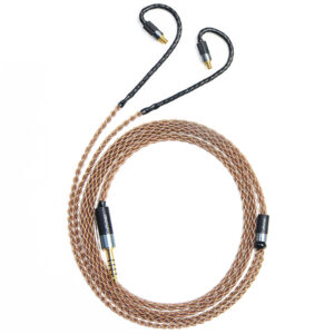 6N Single-Crystal Copper IEM Upgrade Cable for Audio-Technica ATH-LS300is, ATH-LS400is, ATH-LS200is, ATH-E70, ATH-E50, ATH-E40, ATH-LS70is