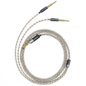 8-Core 6N Single-Crystal Silver Headphone Upgrade Cable for MEZE 99 Classics, 99 Neo, 99 Noir