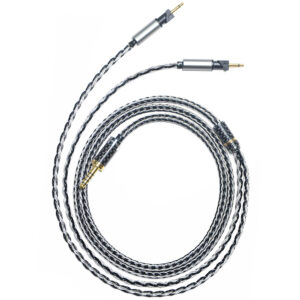 7N Single Crystal Silver&Copper Hybrid Braided Headphone Upgrade Cable for Abyss Diana V2, Diana TC, Diana MR, Diana DZ, JOAL