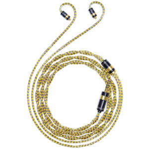 MMCX 6N Silver-Plated Oxygen-Free Copper with Metal Shielding Layer IEM Upgrade Cable for SHURE SE846, SE535, Beyerdynamic DT 70 IE, DT 71 IE, DT 72 IE, DT 73 IE, Astell&Kern AK T9iE, AK T8iE Mk II, AK T8iE, Campfire Audio Iris, Grand Luna, Clara, Astrolith, Stellar Horizon, Vega, ATLAS