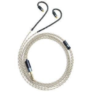 6N Single-Crystal Silver IEM Upgrade Cable for Acoustune HS3000, HS1750CU, HS1900X, HS2000 MKIII, HSX1001, Madoo Typ622, HS1670SS, HS1790Tl, HS1300SS, HS1650CU, HS1655CU