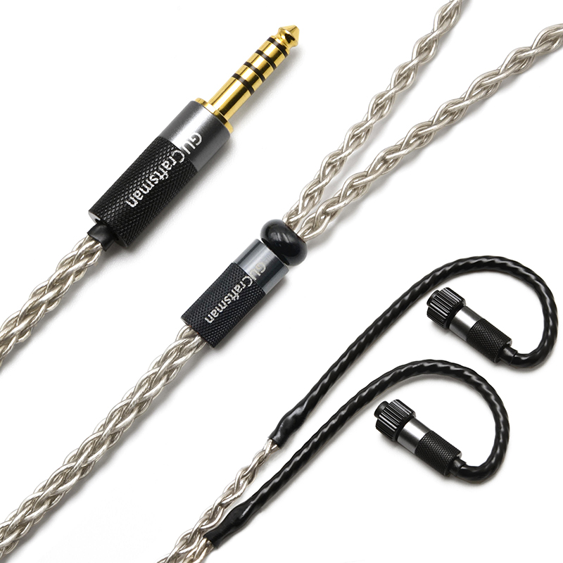 6N Single-Crystal Silver IEM Upgrade Cable for Astell&Kern LAYLA II, ROXANNE II, ANGIE II, ROSIE, LAYLA, ANGIE, AKRO3 - Image 2