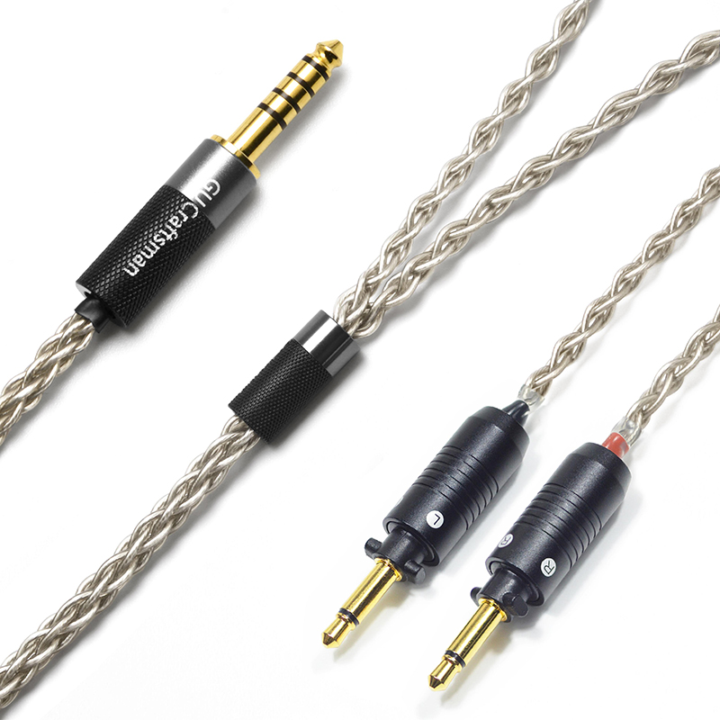 6N Single-Crystal Silver Headphone Upgrade Cable for Final Audio D8000, D8000 Pro Edition, D8000 DC PRO, SONOROUS X, VI, VIII, IV, III, II, PANDORA HOPE VI - Image 2