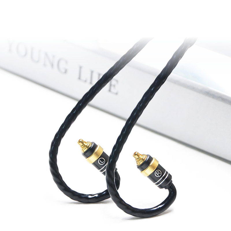 6N Single-Crystal Copper and Graphene Hybrid-Braided IEM Upgrade Cable for SENNHEISER IE200, IE300, IE600, IE900 - Imagen 2
