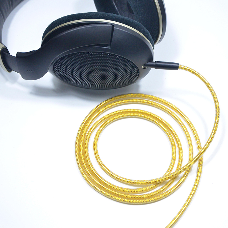 6N-Upgrade-Kabel aus versilbertem sauerstofffreiem Kupfer mit Metallabschirmschicht für SENNHEISER HD599, HD560S, HD505, HD569, HD599 SE, HD550, HD400S, HD400 PRO - Bild 5