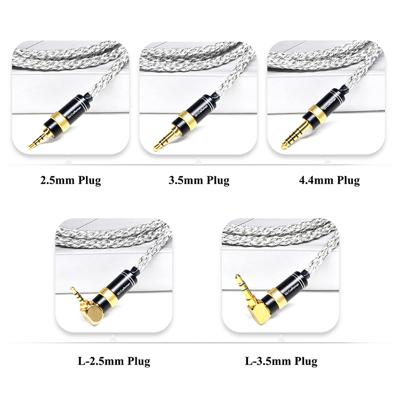 IPX Connector 6N Single-Crystal Silver and Graphene Hybrid-Braided IEM Upgrade Cable for Ultimate Ears UE250, UE350, UE150, UE PREMIER PRO, UE LIVE PRO, UE18+PRO, UE RR+ PRO, UE6+ PRO, 64 Audio Aspire 1/2/3/4 - Image 6