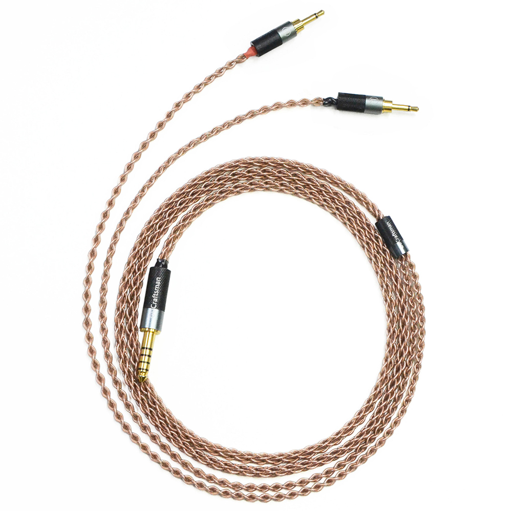 Cable dual de actualización de auriculares de cobre monocristalino 6N de 2,5 mm para OPPO PM-1, PM-2, HIFIMAN (Modelos heredados)